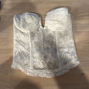 Lady Marlene vintage white corset size 34c